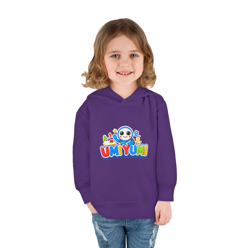 Toddler Hoodie - Colorful 'UMIYUMI' Panda Logo Pullover