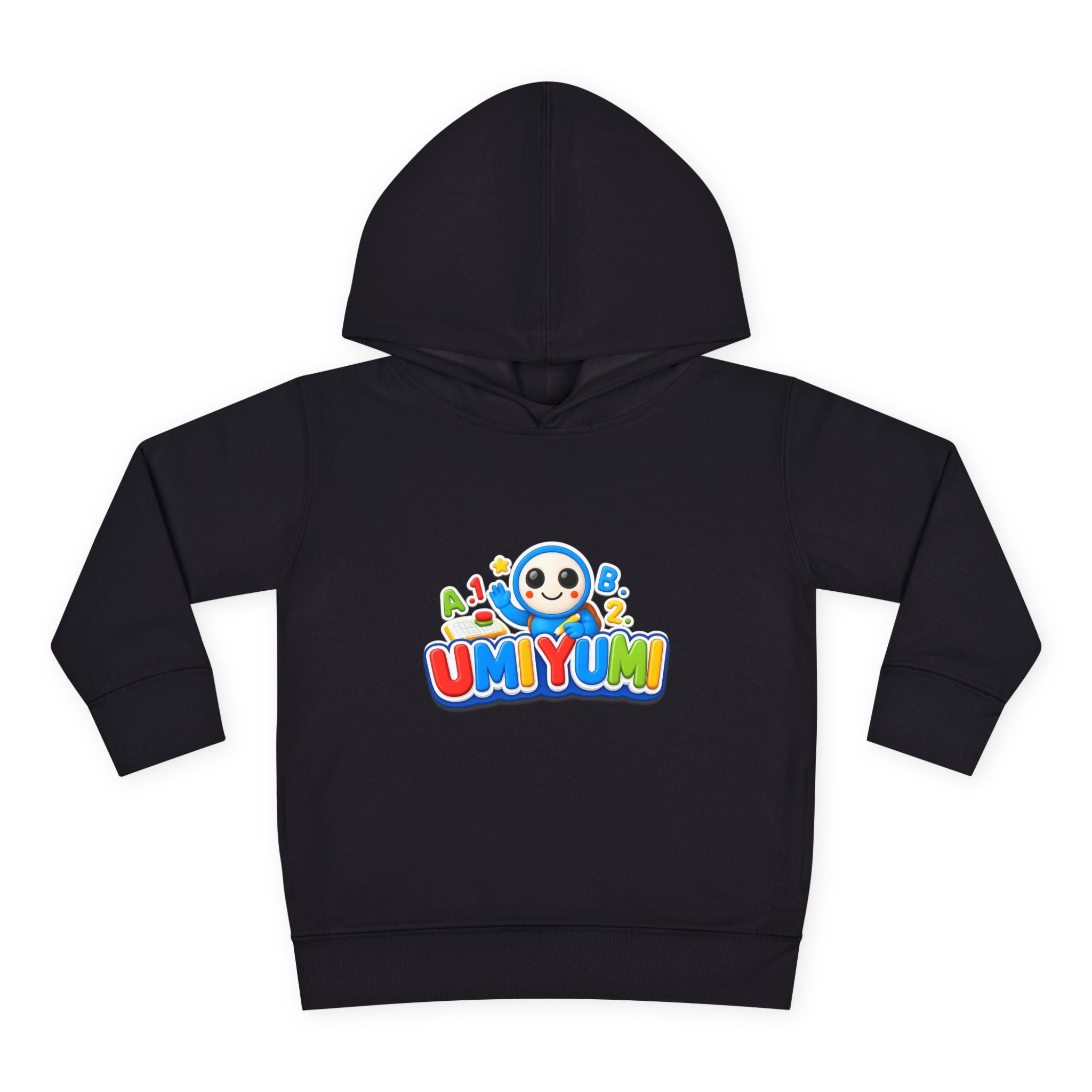 Toddler Hoodie - Colorful 'UMIYUMI' Panda Logo Pullover
