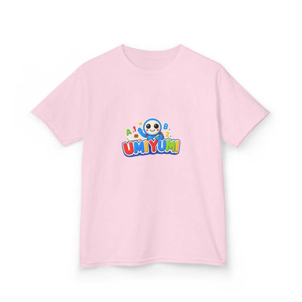 Kids Tee — Colorful 'UMIYUMI' Cartoon Character Shirt