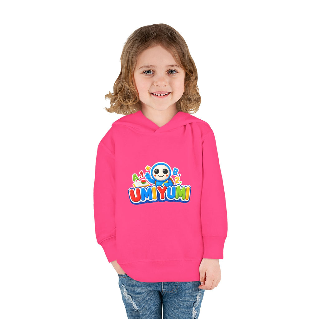 Toddler Hoodie - Colorful 'UMIYUMI' Panda Logo Pullover