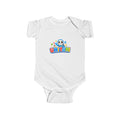 Infant Bodysuit — Cute Panda "UMIYUM" Baby Onesie, Colorful Playful Newborn Outfit
