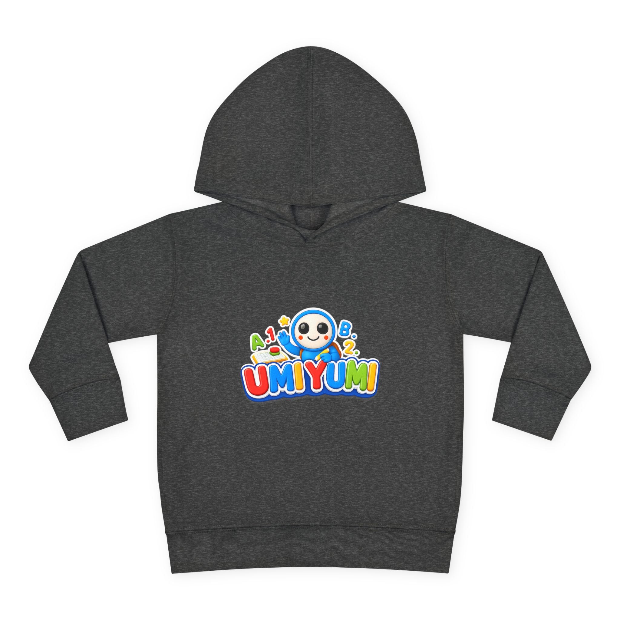 Toddler Hoodie - Colorful 'UMIYUMI' Panda Logo Pullover