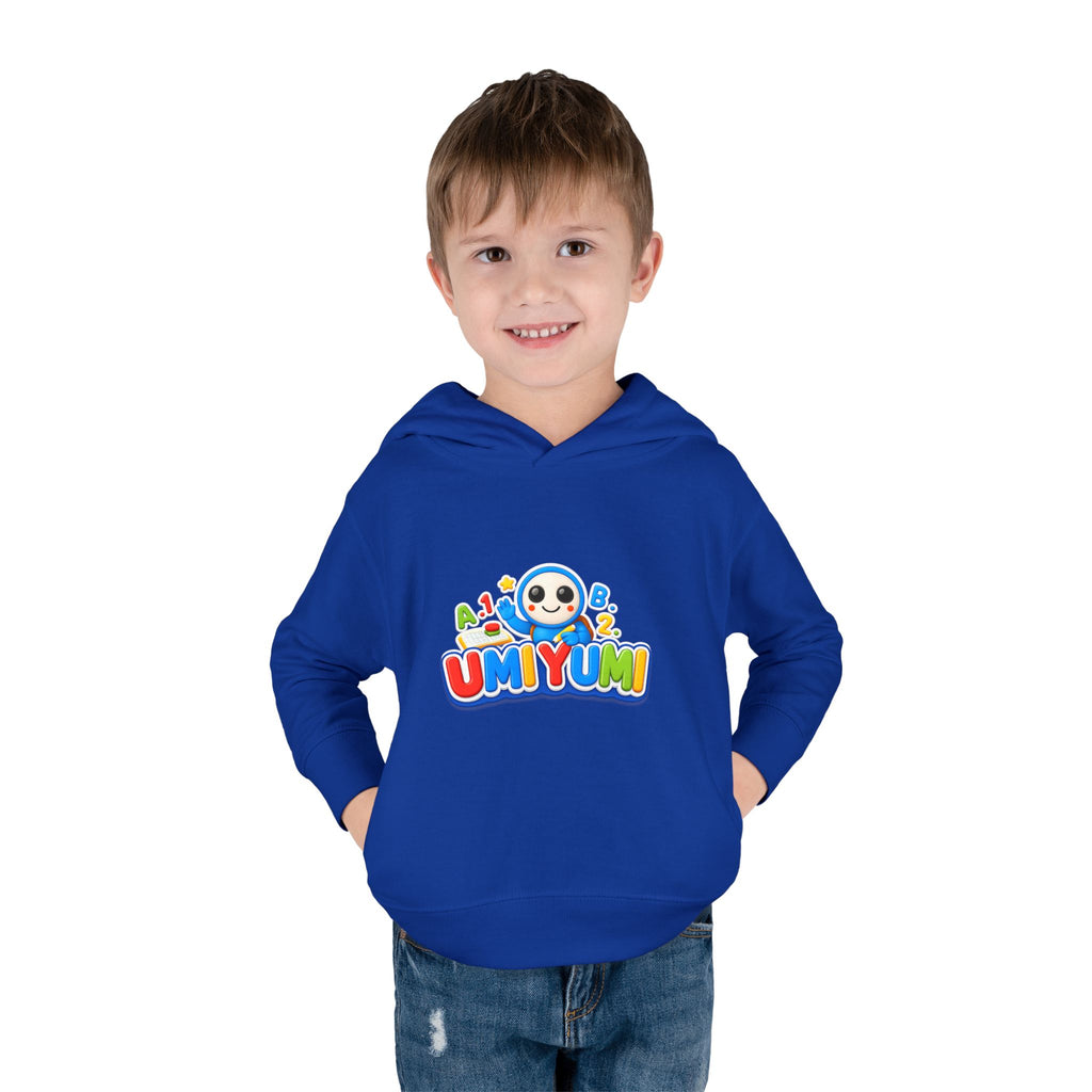 Toddler Hoodie - Colorful 'UMIYUMI' Panda Logo Pullover