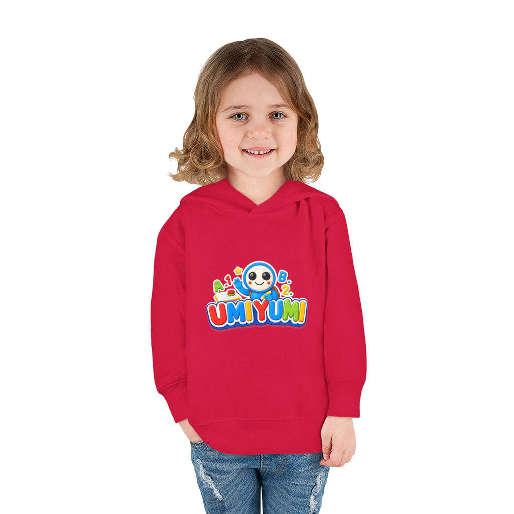 Toddler Hoodie - Colorful 'UMIYUMI' Panda Logo Pullover
