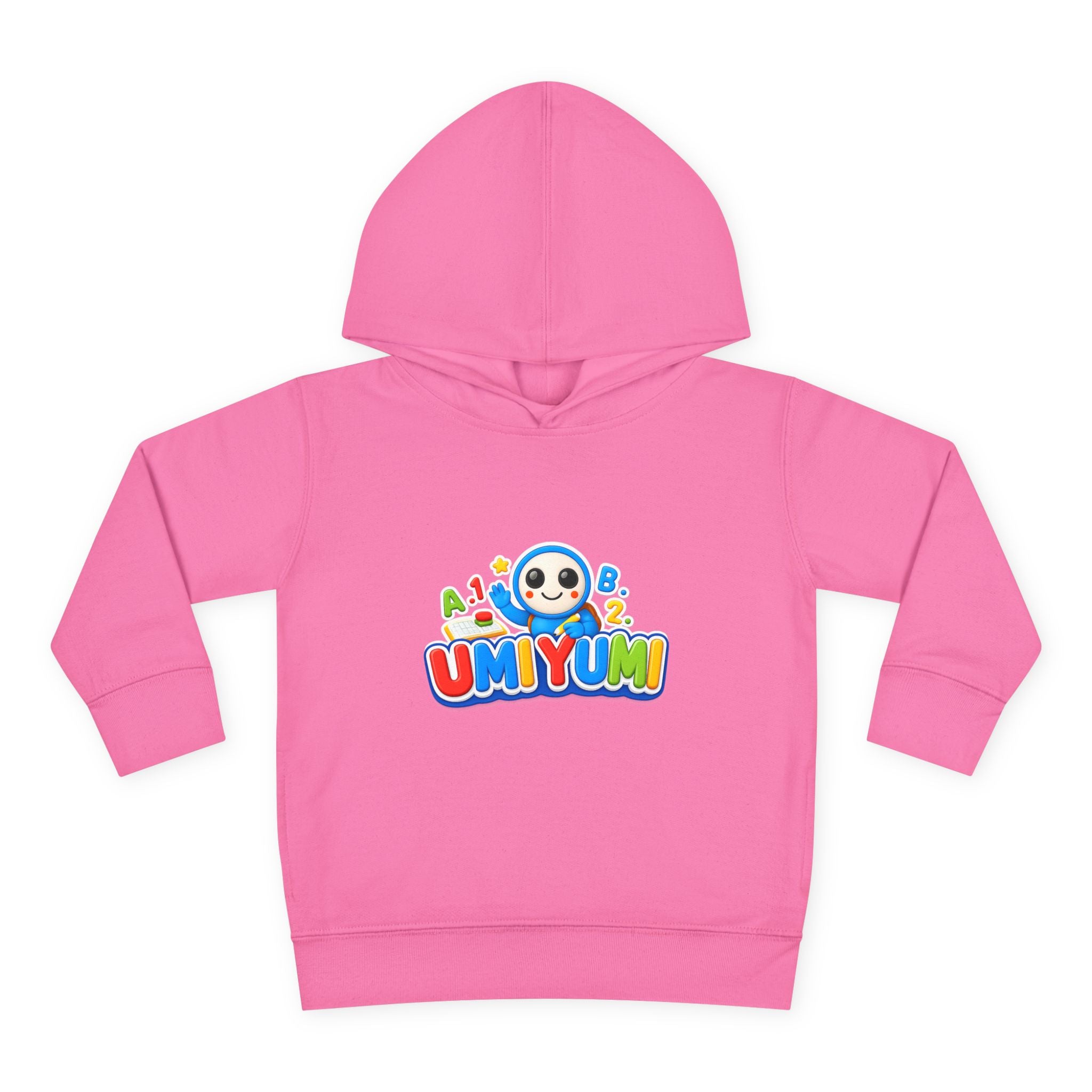Toddler Hoodie - Colorful 'UMIYUMI' Panda Logo Pullover