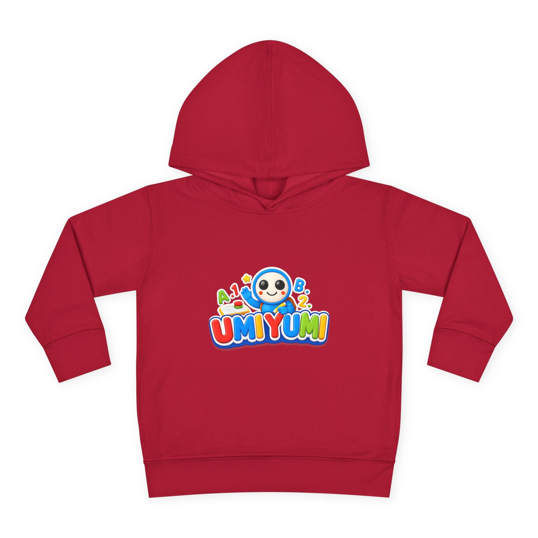 Toddler Hoodie - Colorful 'UMIYUMI' Panda Logo Pullover