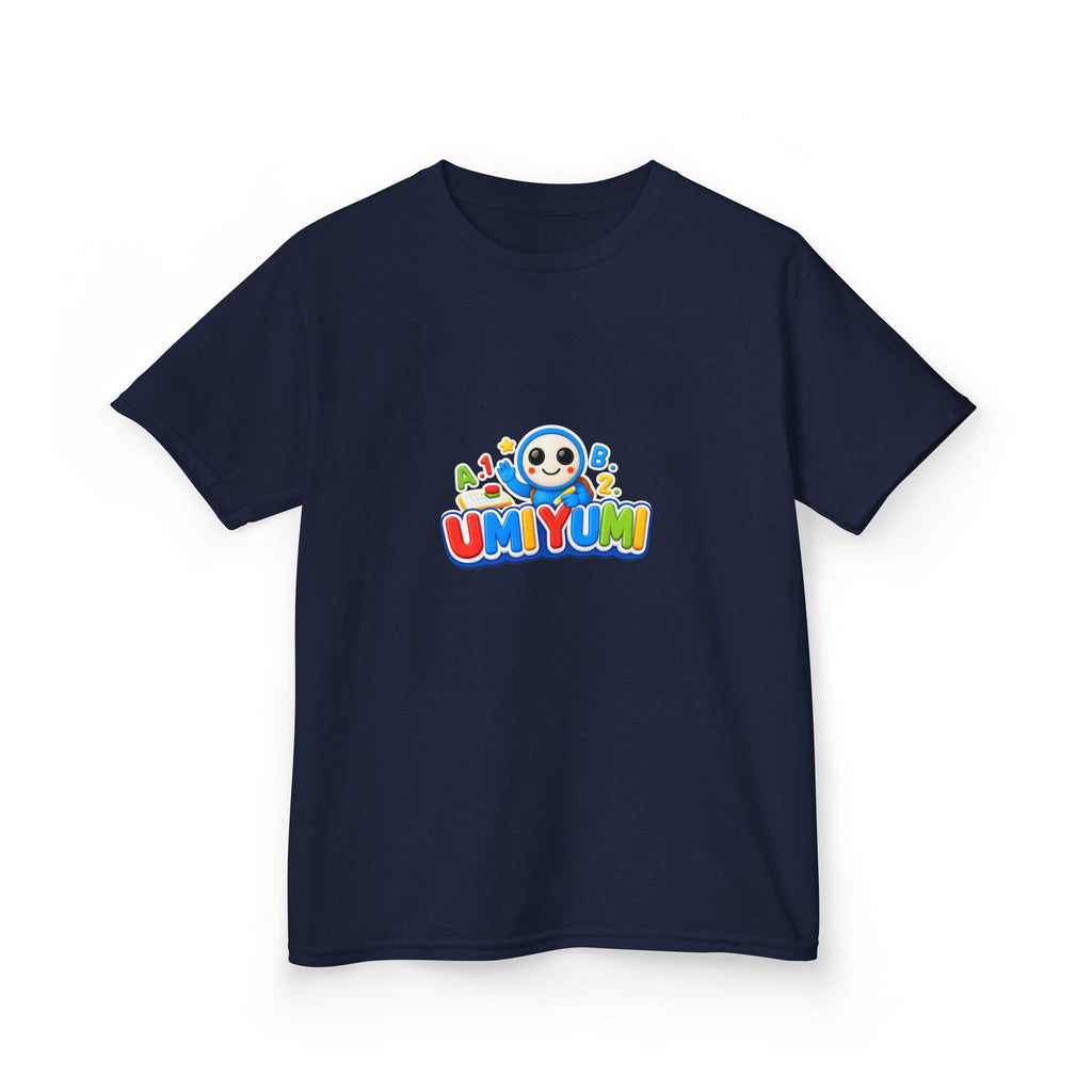Kids Tee — Colorful 'UMIYUMI' Cartoon Character Shirt