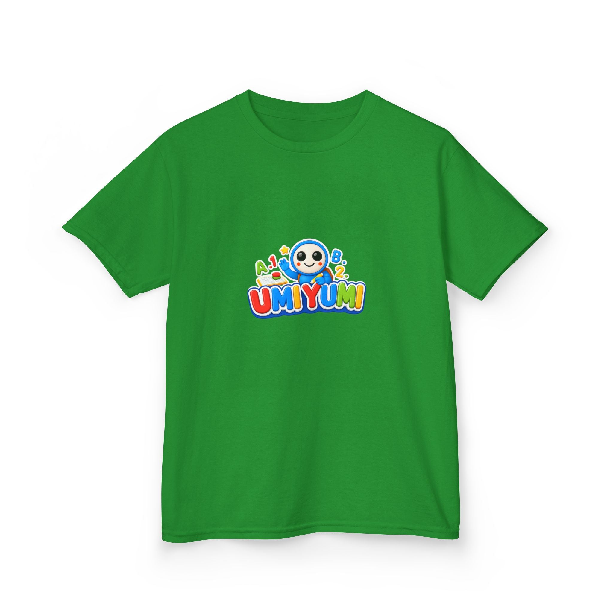 Kids Tee — Colorful 'UMIYUMI' Cartoon Character Shirt