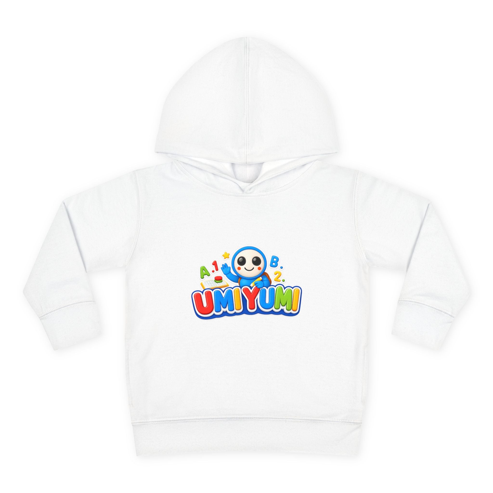 Toddler Hoodie - Colorful 'UMIYUMI' Panda Logo Pullover