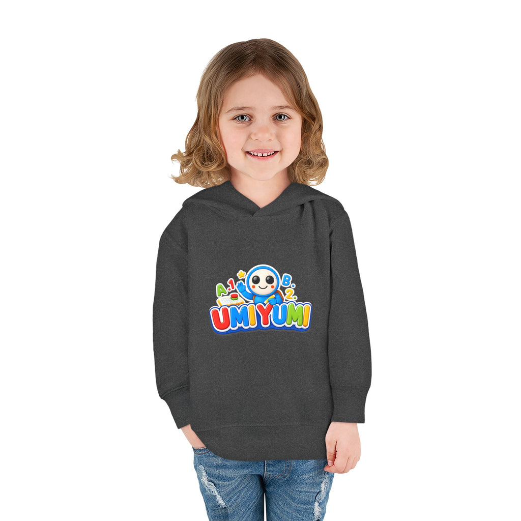 Toddler Hoodie - Colorful 'UMIYUMI' Panda Logo Pullover