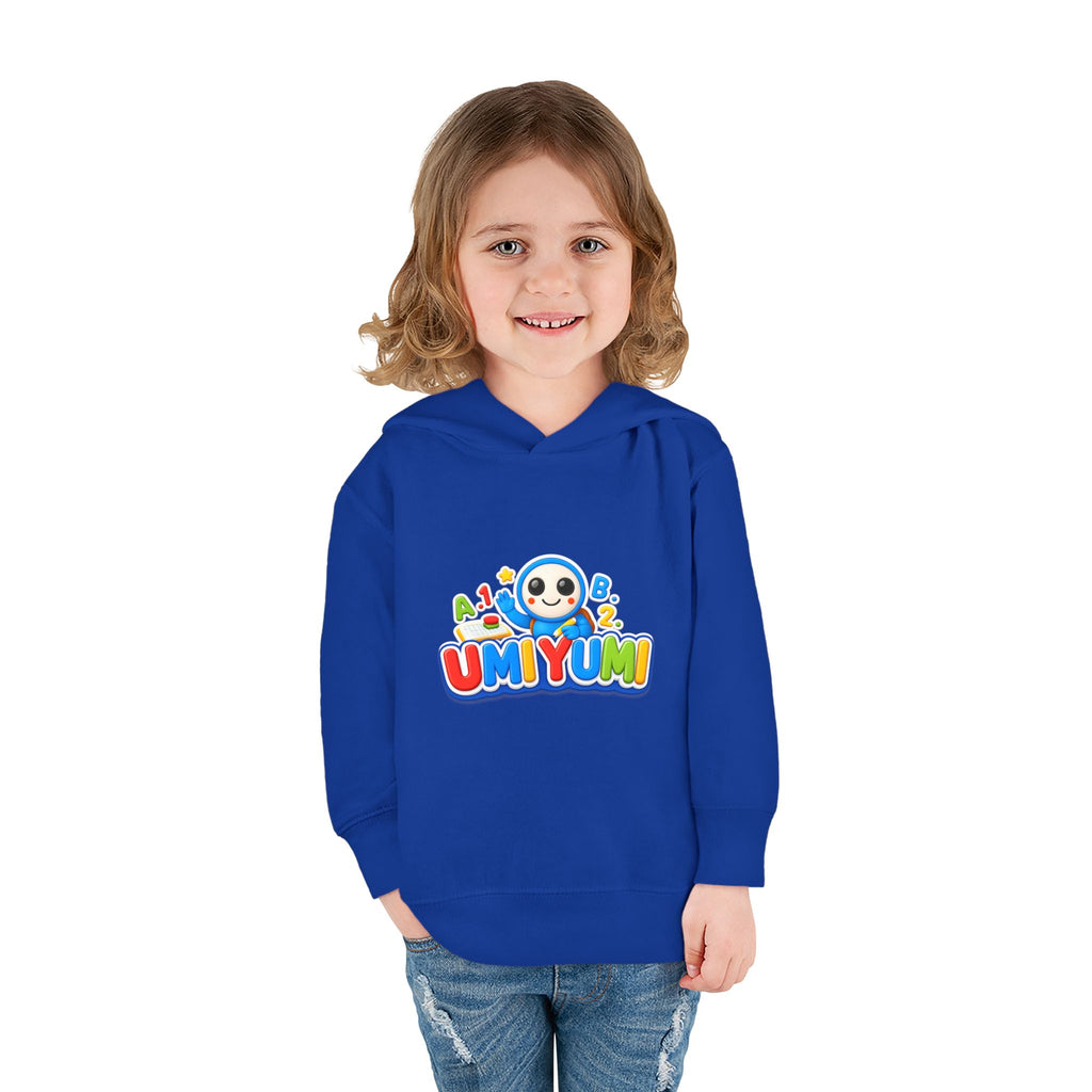 Toddler Hoodie - Colorful 'UMIYUMI' Panda Logo Pullover