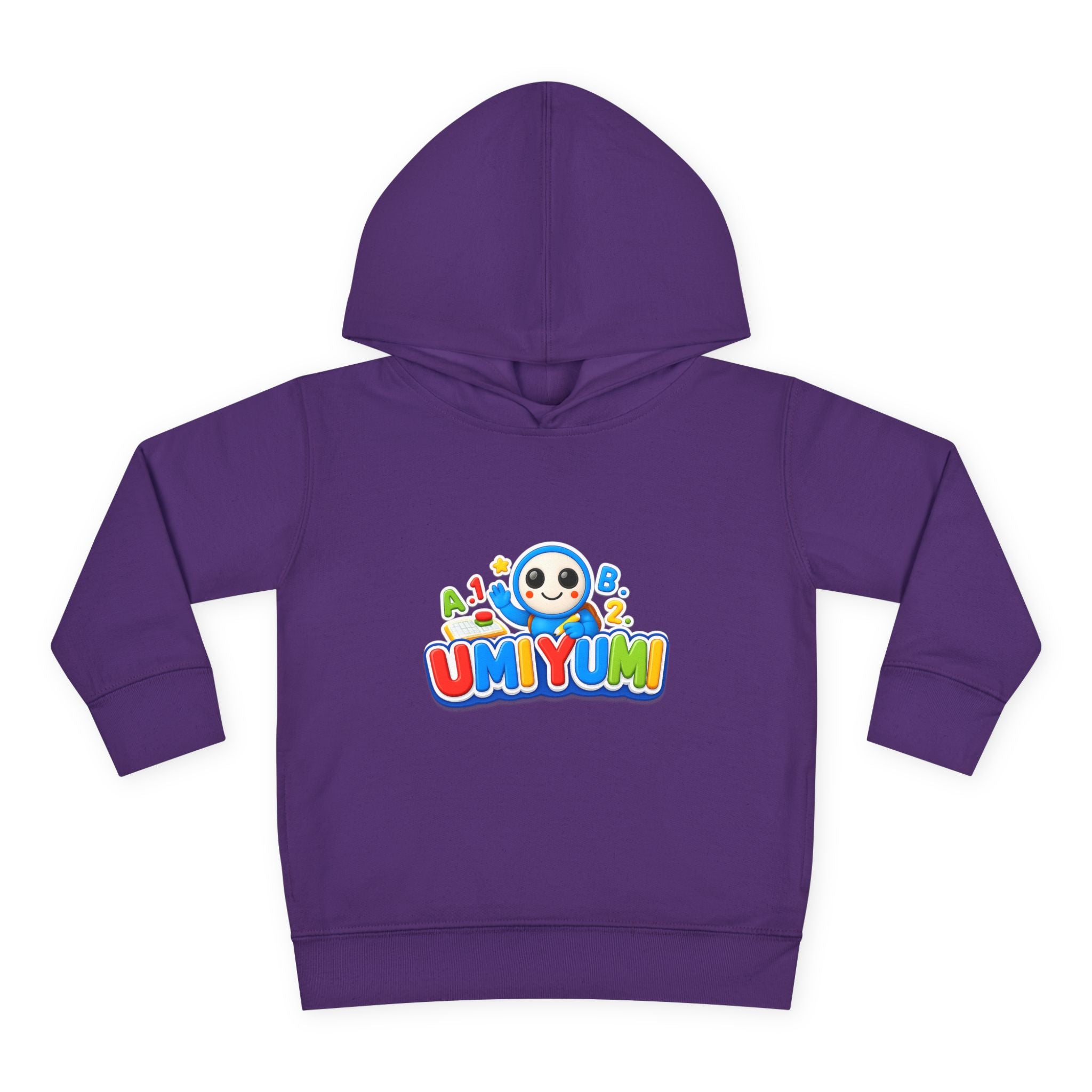 Toddler Hoodie - Colorful 'UMIYUMI' Panda Logo Pullover
