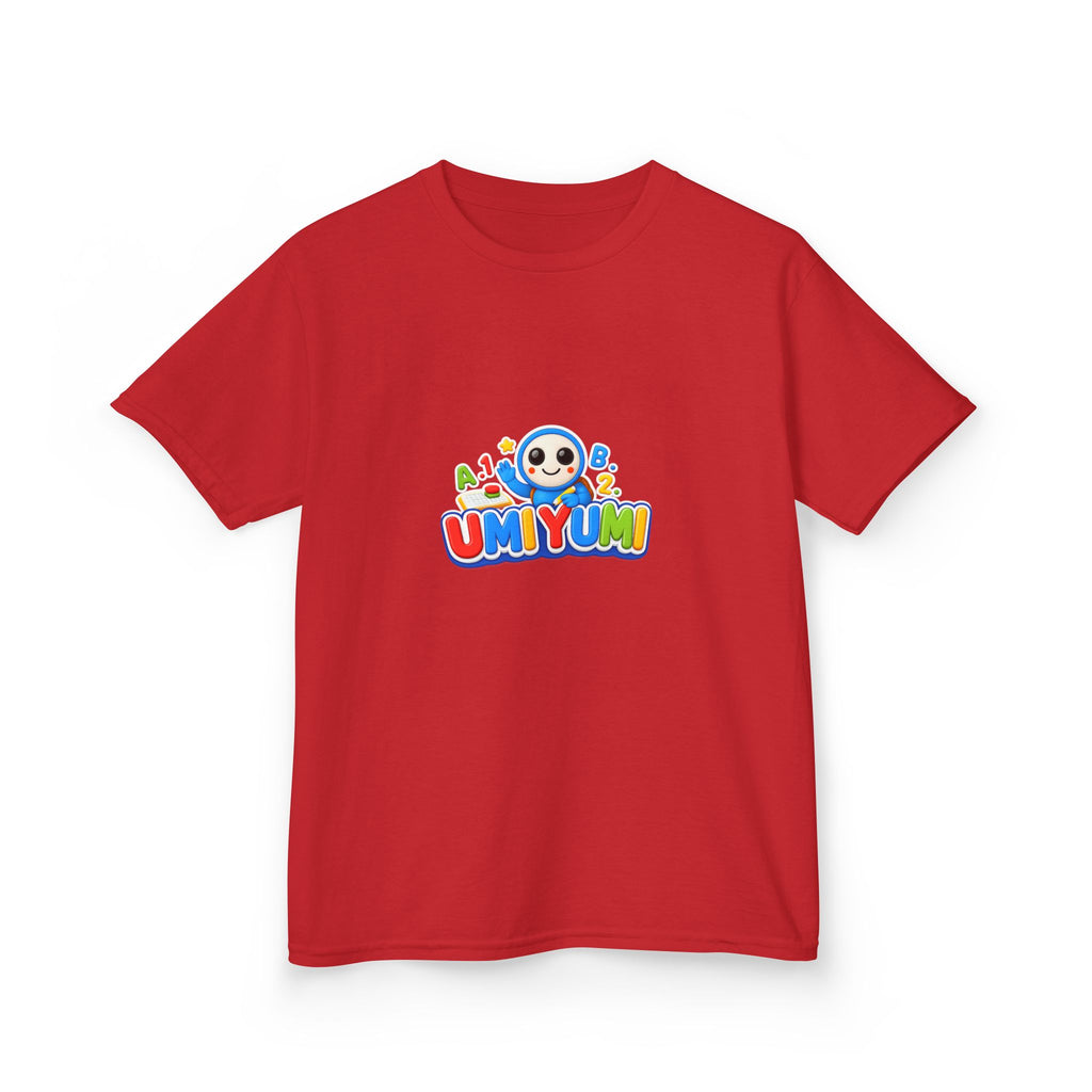 Kids Tee — Colorful 'UMIYUMI' Cartoon Character Shirt