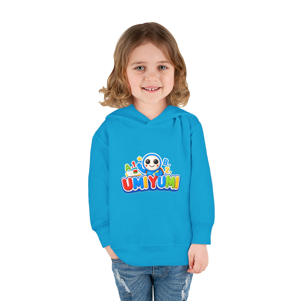 Toddler Hoodie - Colorful 'UMIYUMI' Panda Logo Pullover