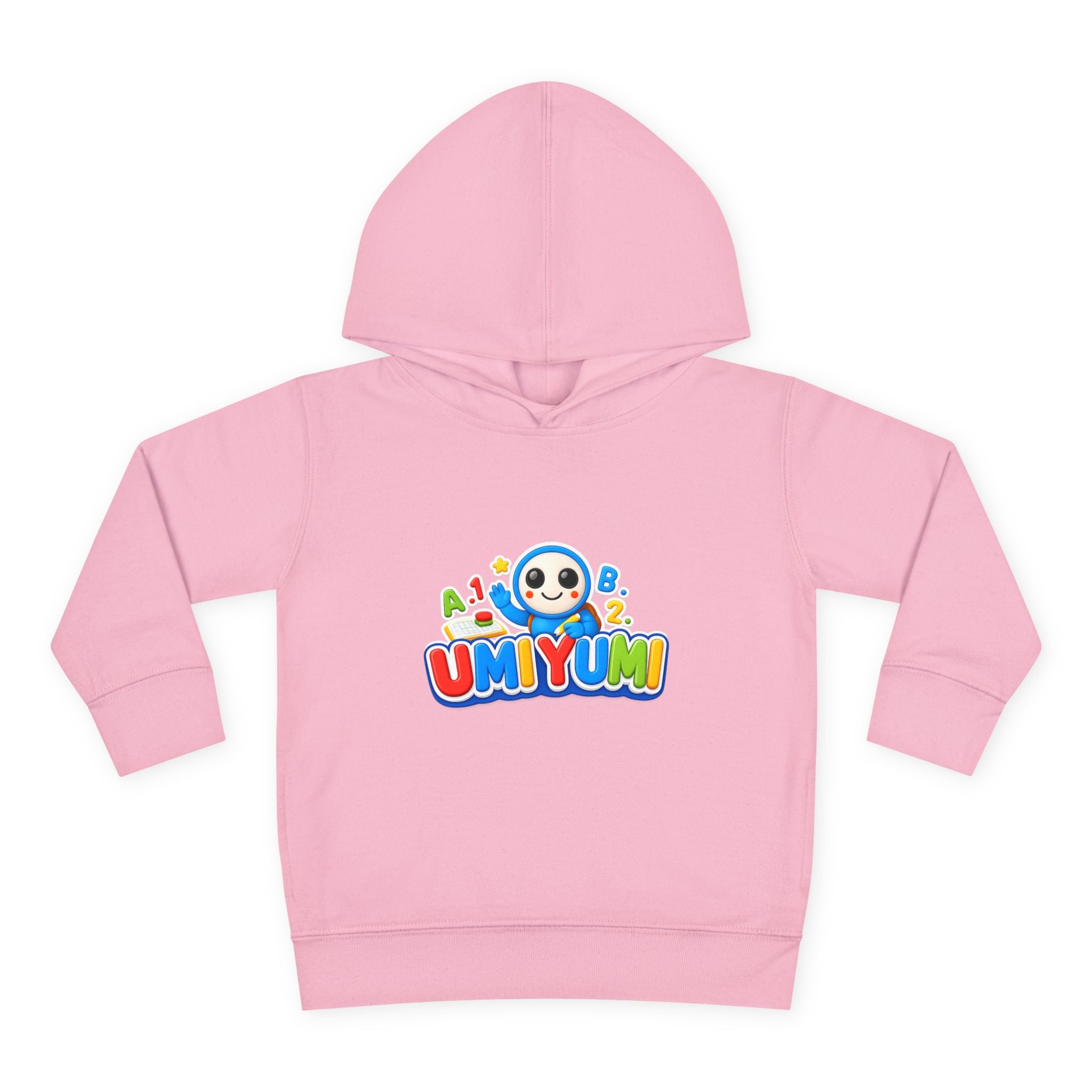 Toddler Hoodie - Colorful 'UMIYUMI' Panda Logo Pullover