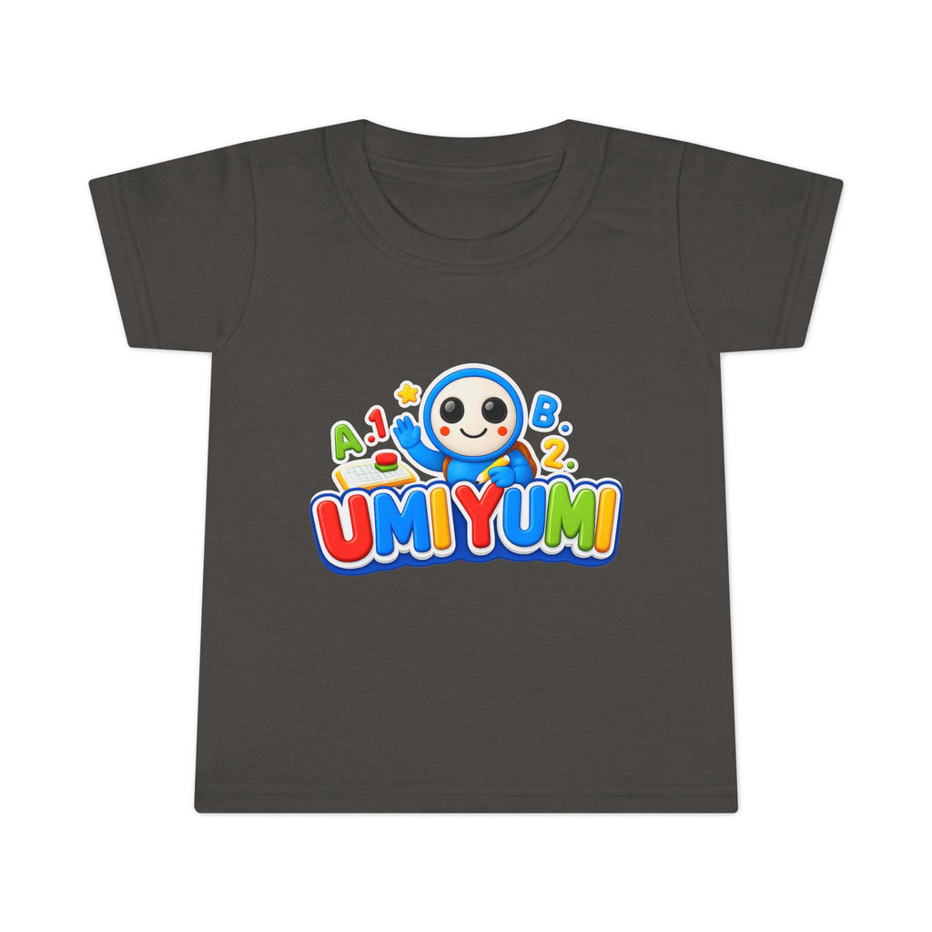 Toddler T-Shirt — Colorful 'UMIYUMI' Cartoon Character Kids Tee (ABC 123)