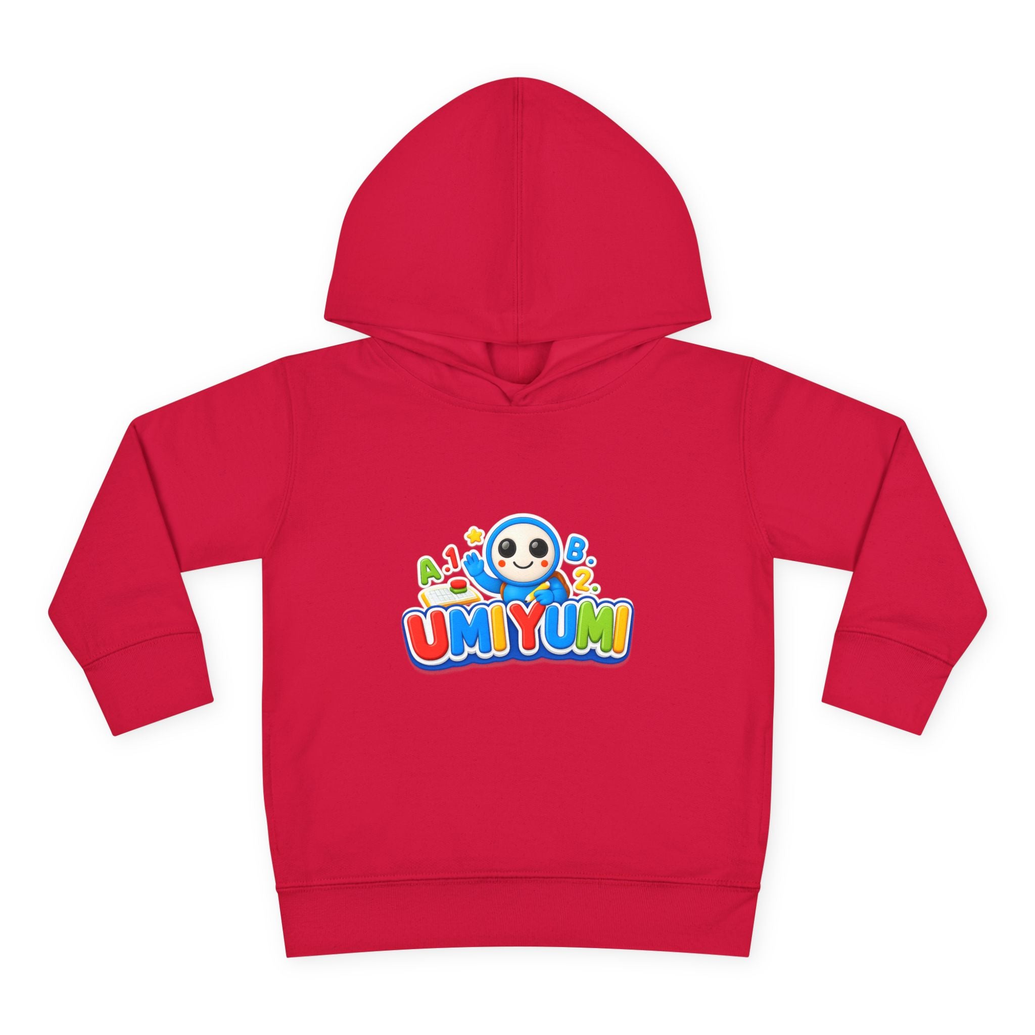 Toddler Hoodie - Colorful 'UMIYUMI' Panda Logo Pullover