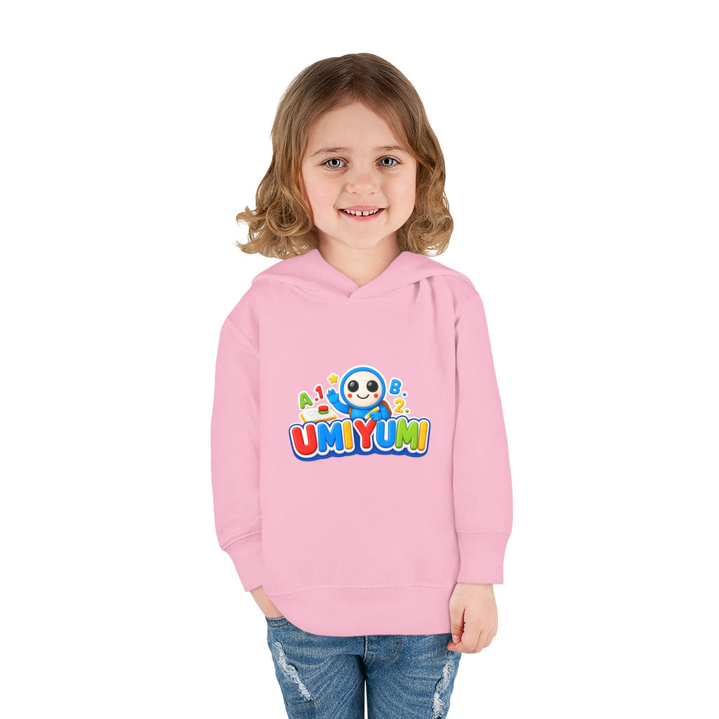 Toddler Hoodie - Colorful 'UMIYUMI' Panda Logo Pullover