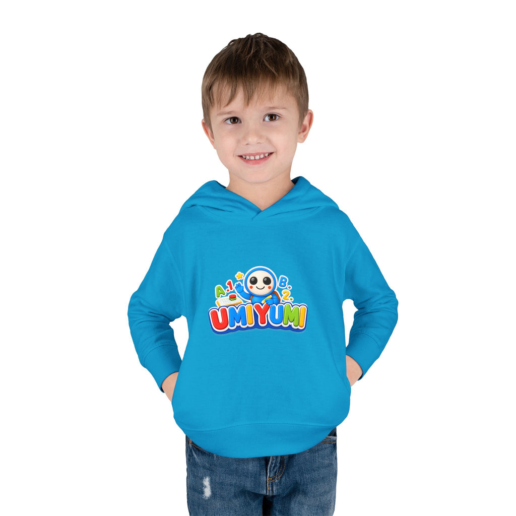 Toddler Hoodie - Colorful 'UMIYUMI' Panda Logo Pullover