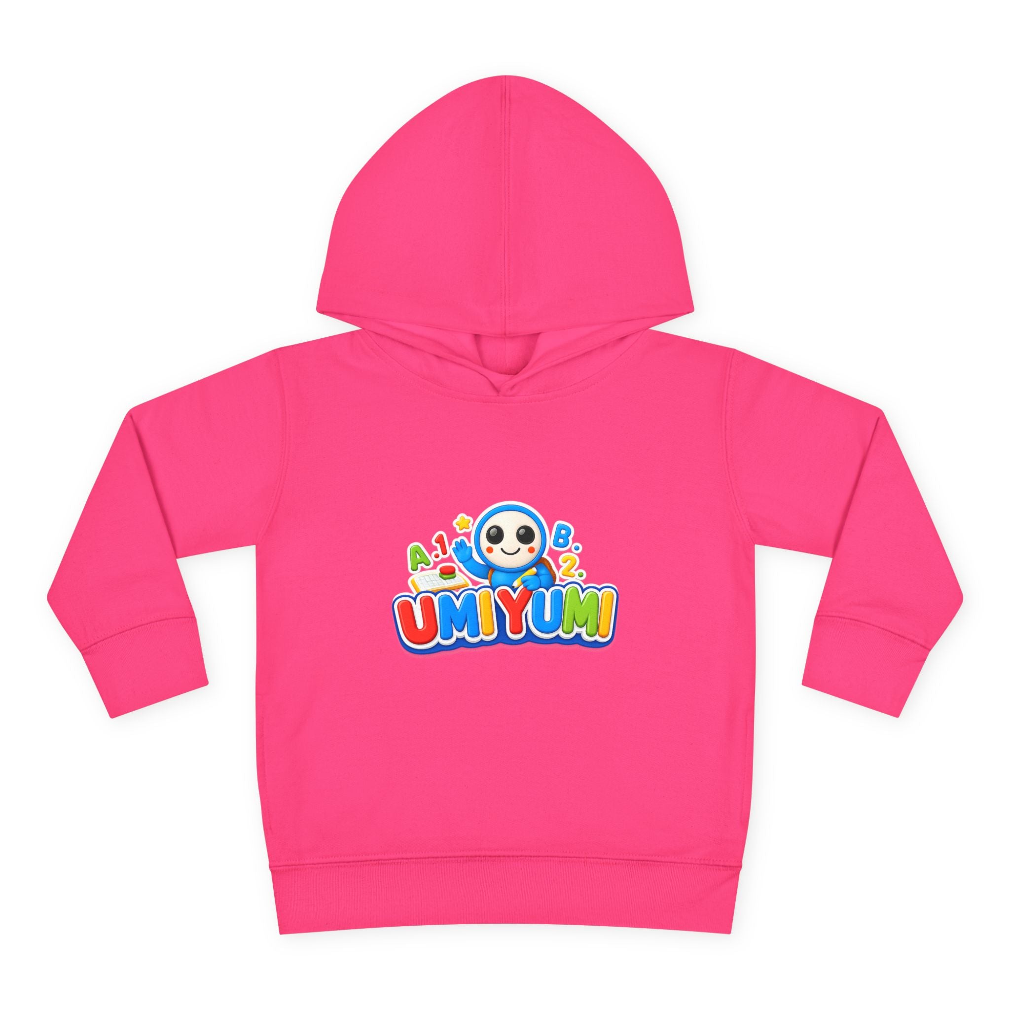 Toddler Hoodie - Colorful 'UMIYUMI' Panda Logo Pullover