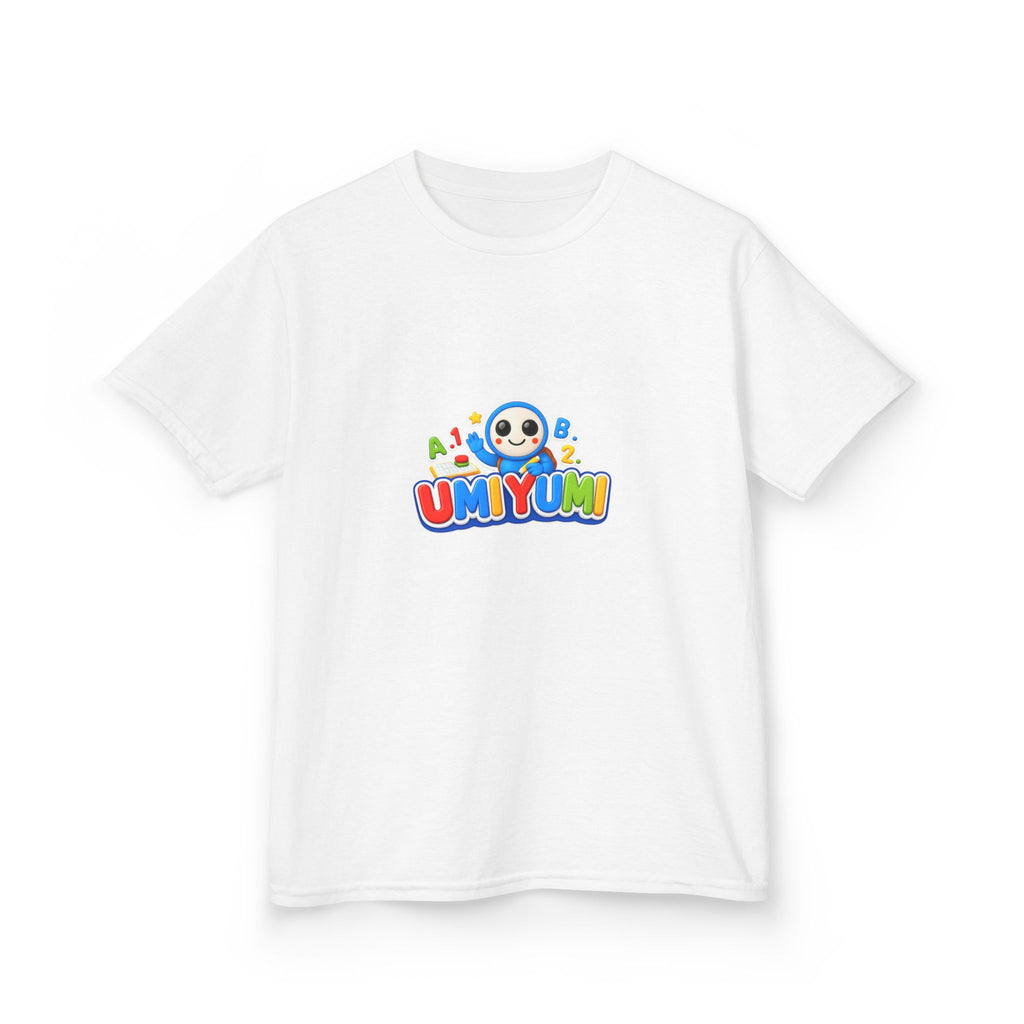 Kids Tee — Colorful 'UMIYUMI' Cartoon Character Shirt