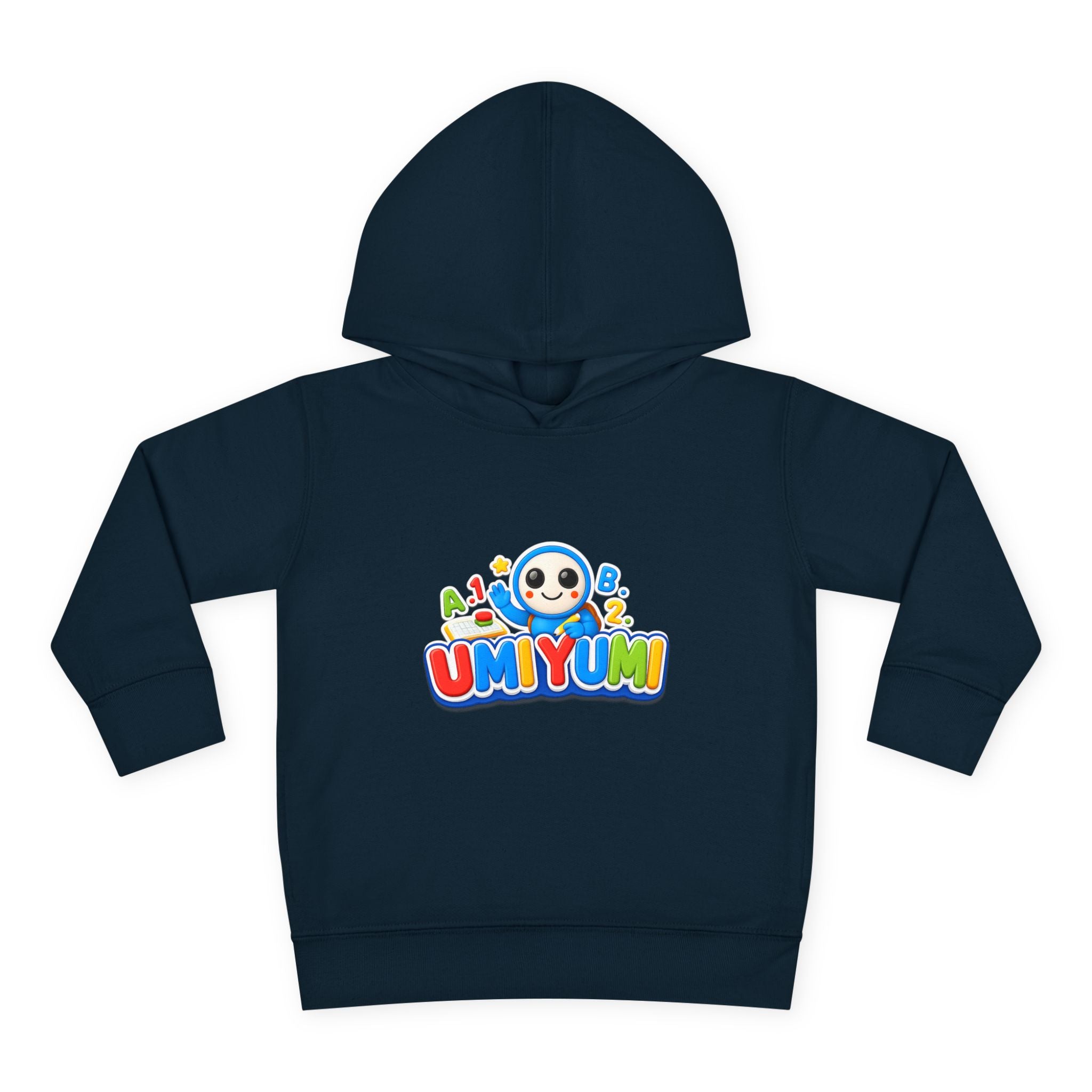 Toddler Hoodie - Colorful 'UMIYUMI' Panda Logo Pullover