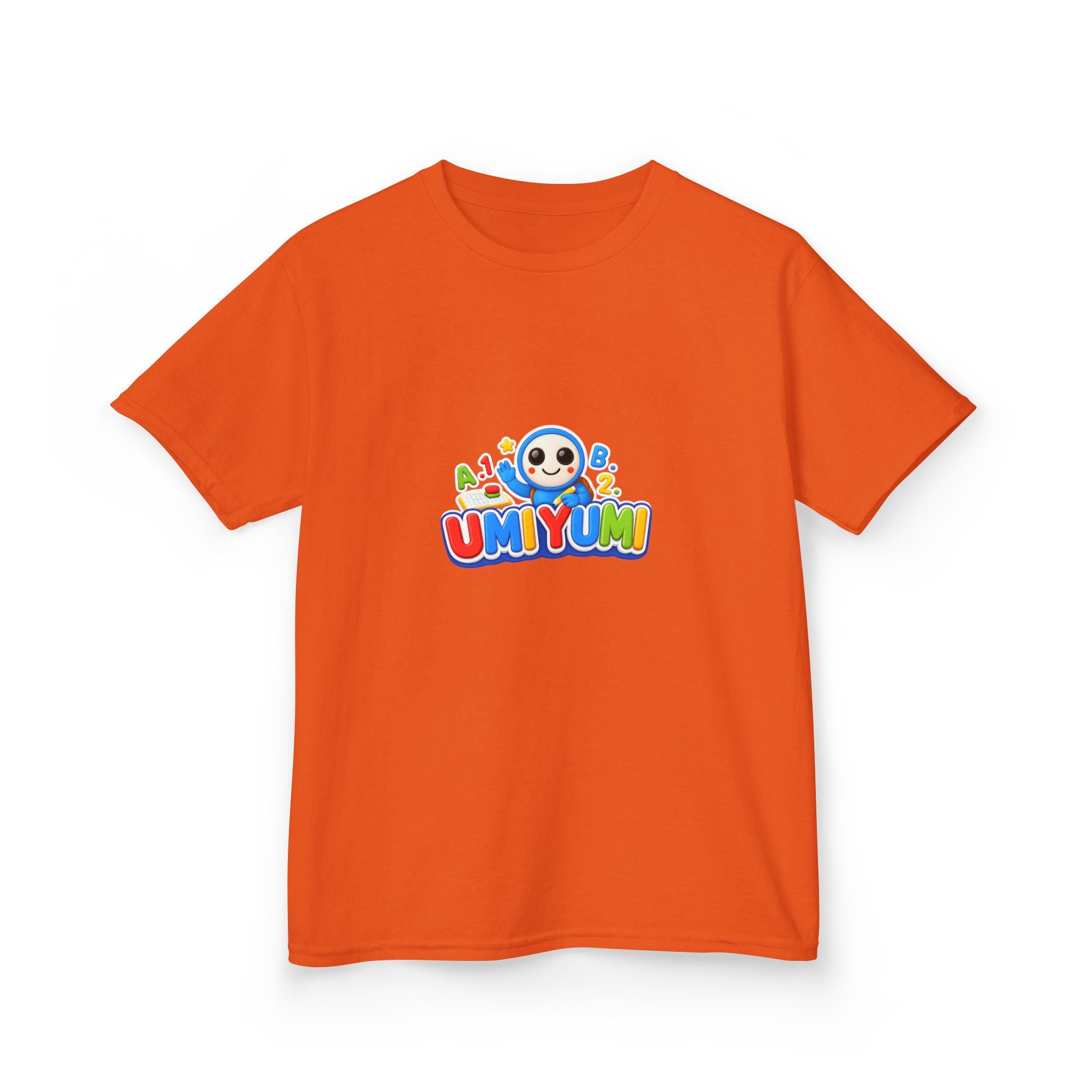 Kids Tee — Colorful 'UMIYUMI' Cartoon Character Shirt