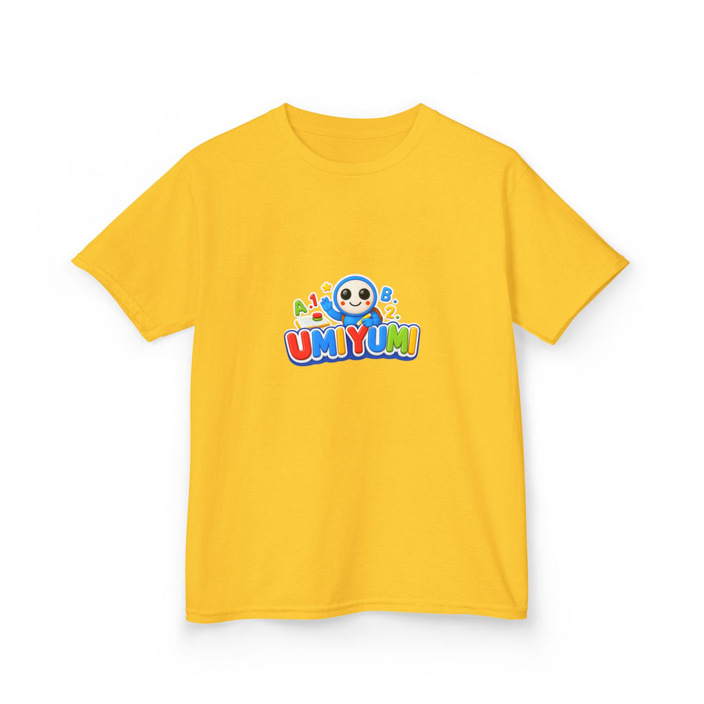 Kids Tee — Colorful 'UMIYUMI' Cartoon Character Shirt